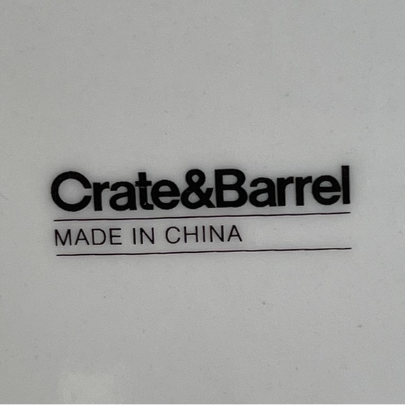 CRATE & BARREL 6 Small Plates for Gourmet Dishes Vegetables Fruits Picture Nice! - Picture 9 of 11